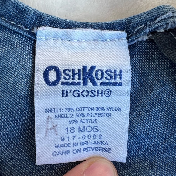 OshKosh B’gosh Denim Dress - Picture 3 of 3